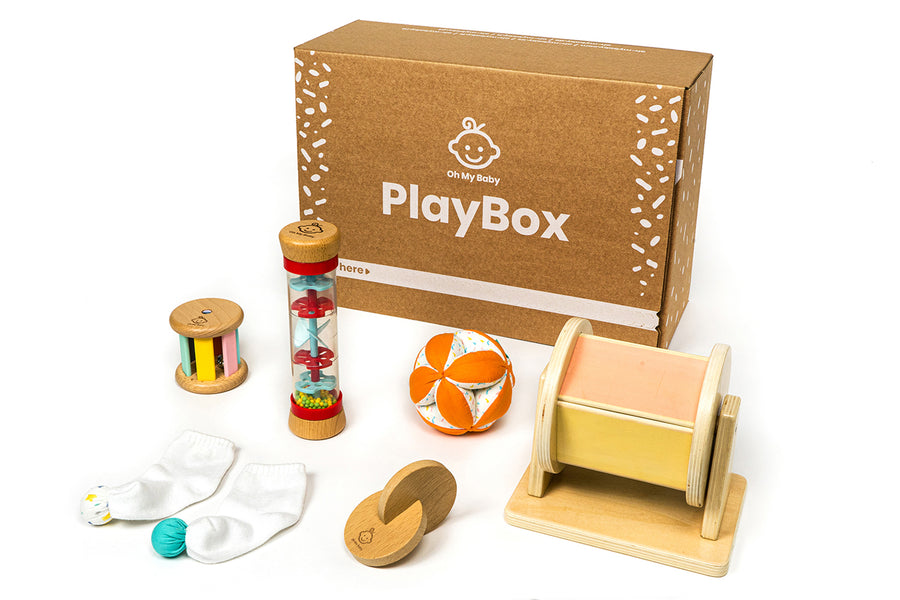 5-6 Monate - Play Box 'Was ist los'