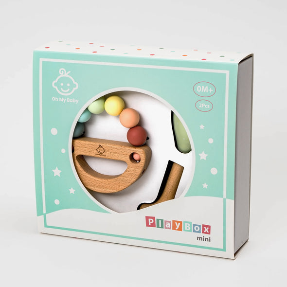 Mini Play Box | Baby Geschenke | Geschenk für Neugeborene