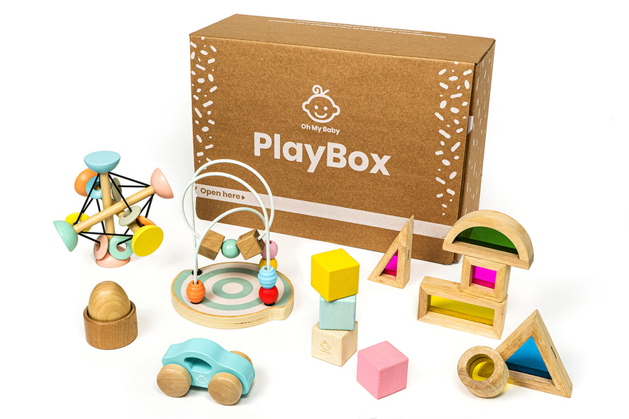 9-10 Monate - Play Box 'Lass mich anfassen'