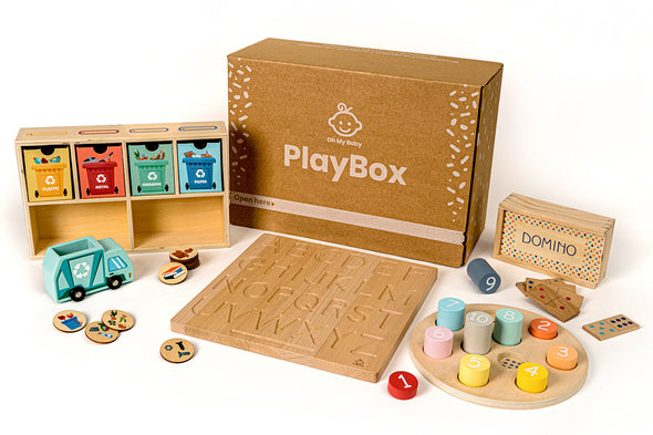 35-36 Monate /Play Box 'Ziffern und Buchstaben'