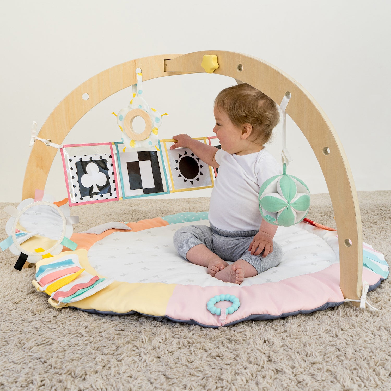 spielbogen spielzeug Montessori Spielbogen Baby | Spielbogen holz | Spieldecke | Oh My Baby